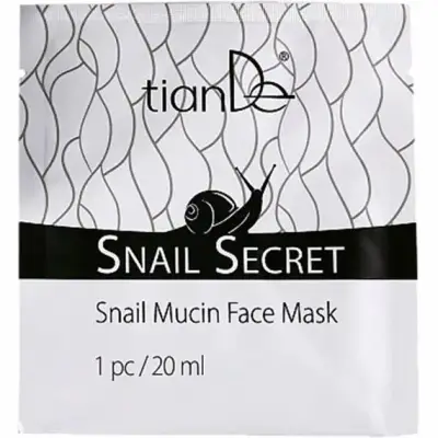 Mască de față cu mucină de melc