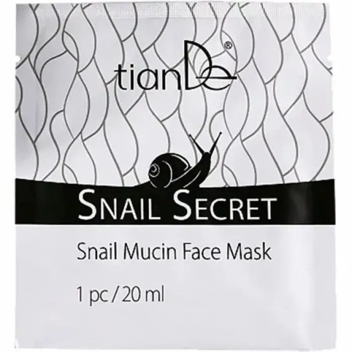 Mască de față cu mucină de melc