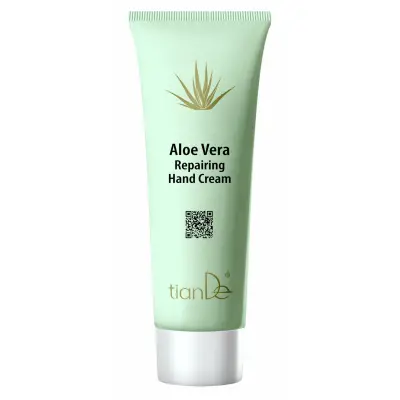 Cremă de mâini regenerantă cu extract de Aloe Vera, 80 ml