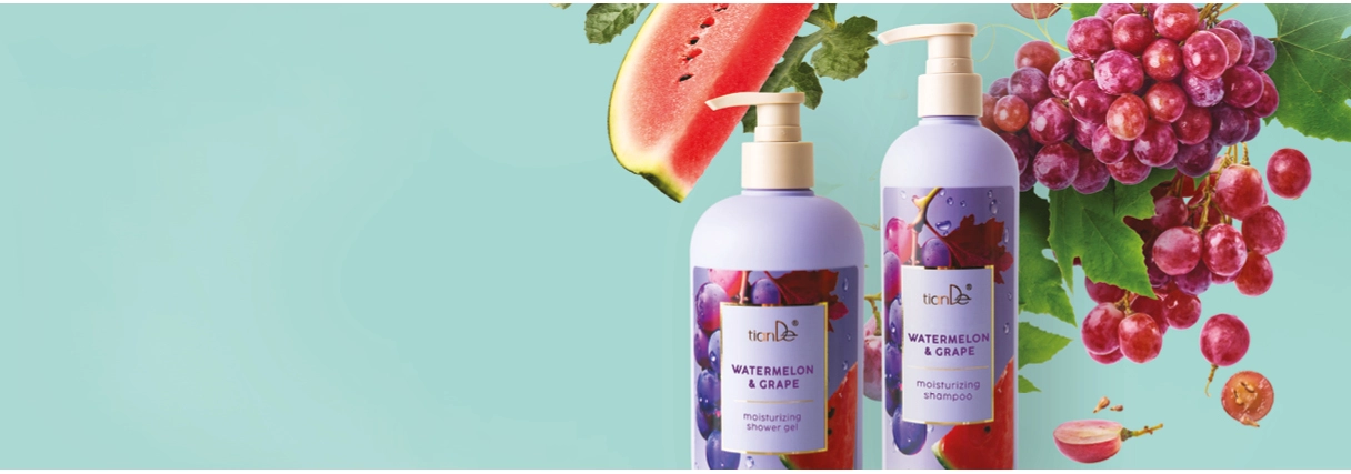 Șampon si gel de duș cu pepene verde și struguri