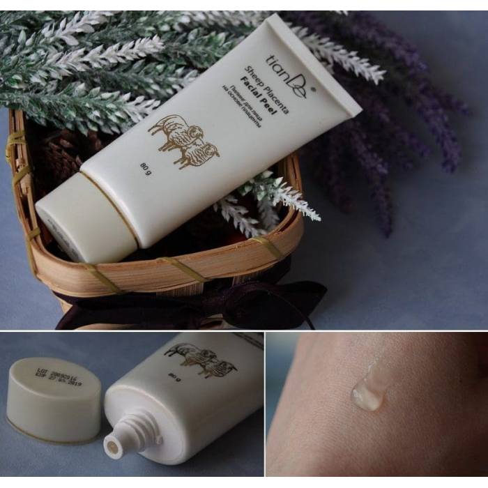 Peeling pentru față pe bază de placentă, 80 g
