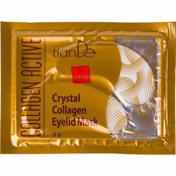 Mască pentru pleoape cu colagen cristalizat , 2 buc