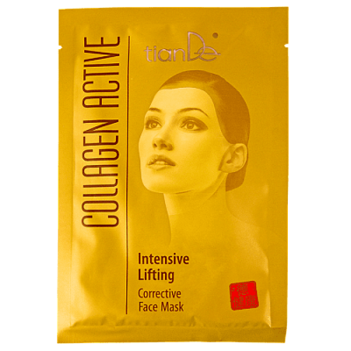 Mască corectoare pentru față cu efect de lifting intensiv Collagen Active, 1 buc