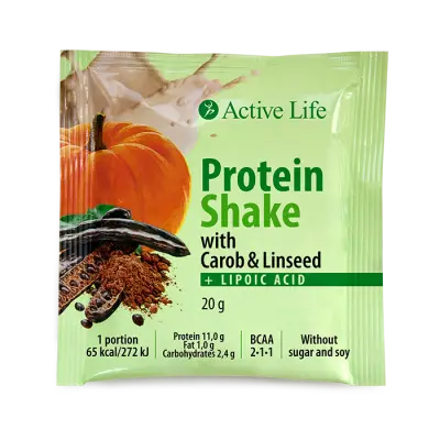 Shake proteic cu roșcove și semințe de in