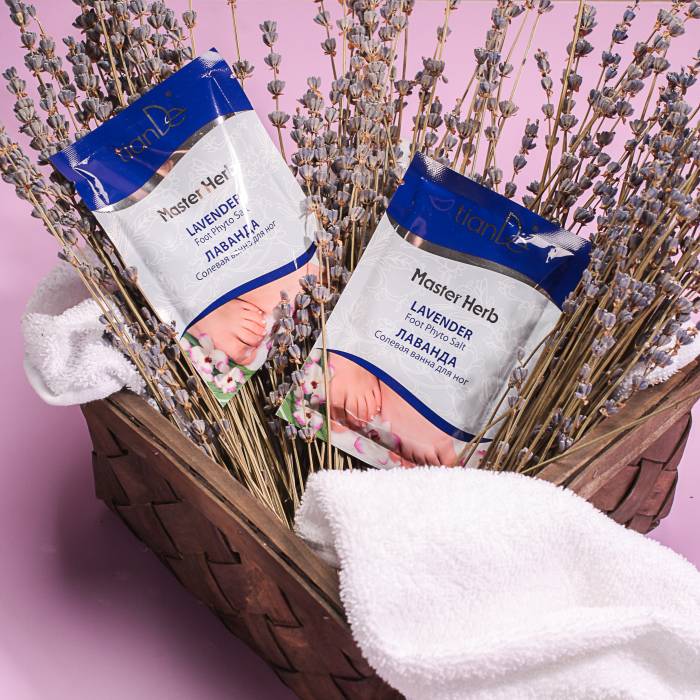 Sare de baie pentru picioare "lavandă", 50 g