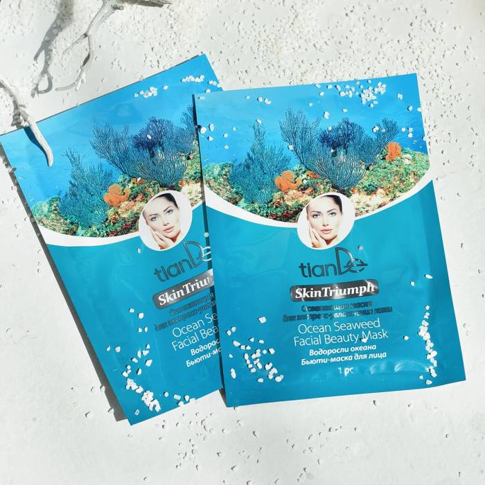 Masca-beauty de față cu alge marine, 1 buc