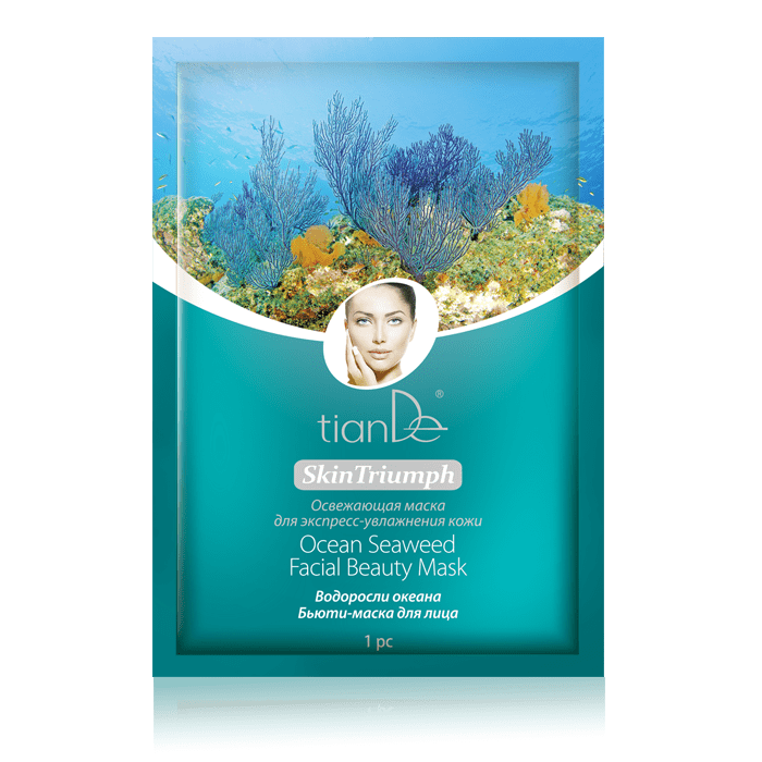 Masca-beauty de față cu alge marine, 1 buc