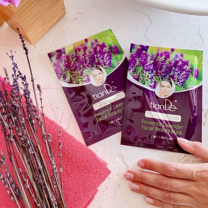 Masca-beauty de față „Provence Lavander“, 1 buc