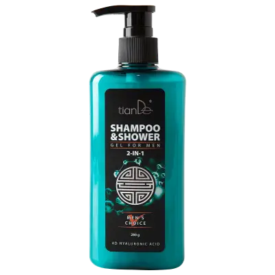 Șampon și gel de duș pentru bărbați, 280 ml