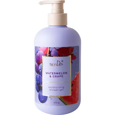 Gel de duș hidratant cu pepene verde și struguri, 470g