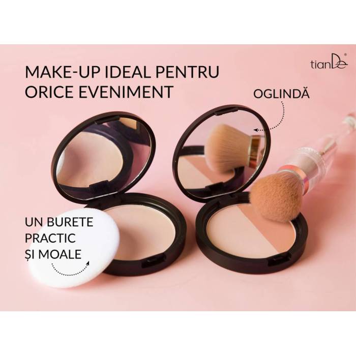 Pudră de față Duo, 10 g